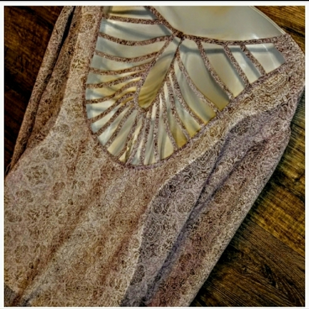 Rush Top Size 3X Sheer High Low Tunic NWT - Picture 5 of 12